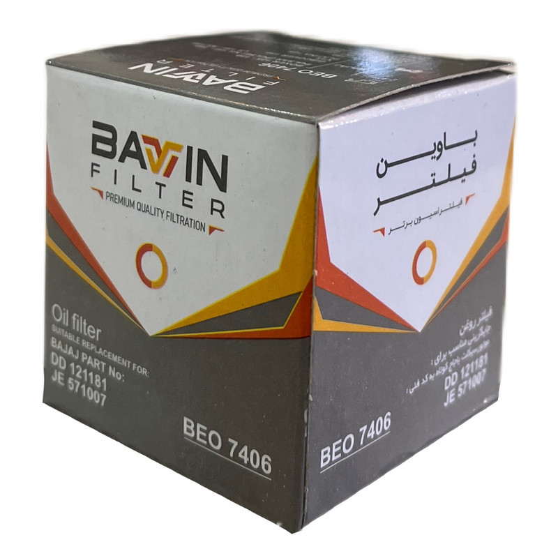 فیلتر روغن موتور سیکلت باوین کد BCO 7406 مناسب برای سی اف موتو 250