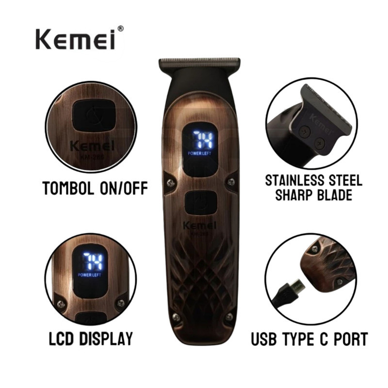 ماشین اصلاح موی سر و صورت کیمی مدل km-286