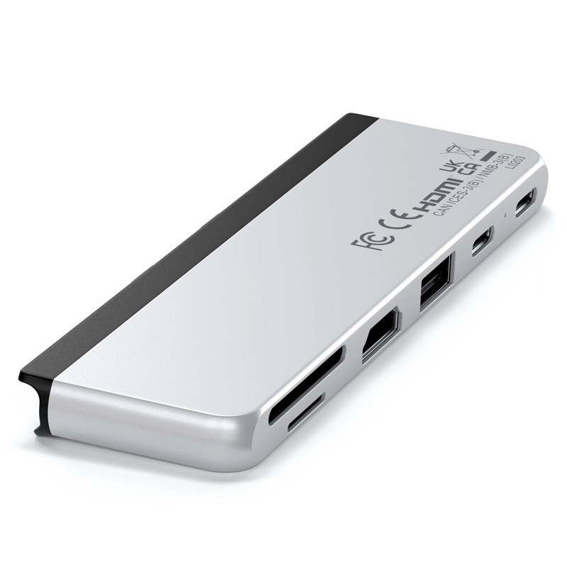 هاب 6 پورت ساتچی مدل DUAL USB-C Surface Pro 9