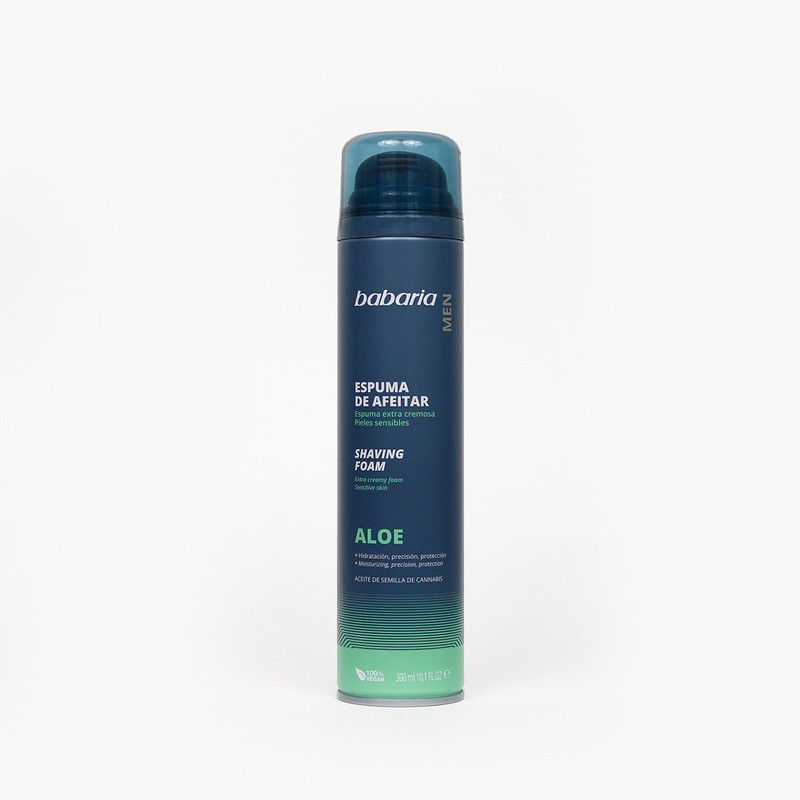 فوم اصلاح باباریا مدل Aloe حجم 300 میلی لیتر