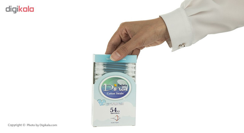 گوش پاک کن کودک دینا مدل Blue بسته 54 عددی