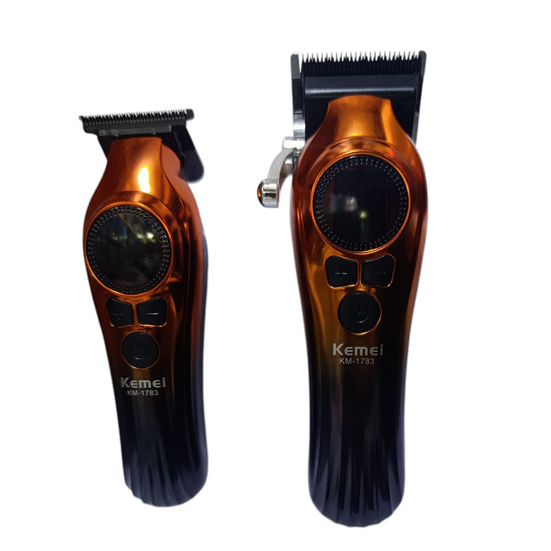 ماشین اصلاح موی سر و صورت شارژی کیمی مدل km-1783 مجموعه 2 عددی