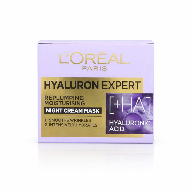 کرم ضد چروک شب لورآل مدل Hyaluron Expert مناسب برای پوست خشک حجم  50 میلی لیتر