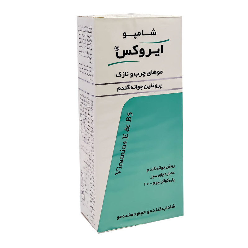 شامپو مو ایروکس مدل پروتیین جوانه گندم کد 009 حجم 200 میلی لیتر