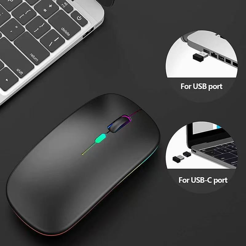 ماوس بی سیم مدل 2.4G+B TYPE C
