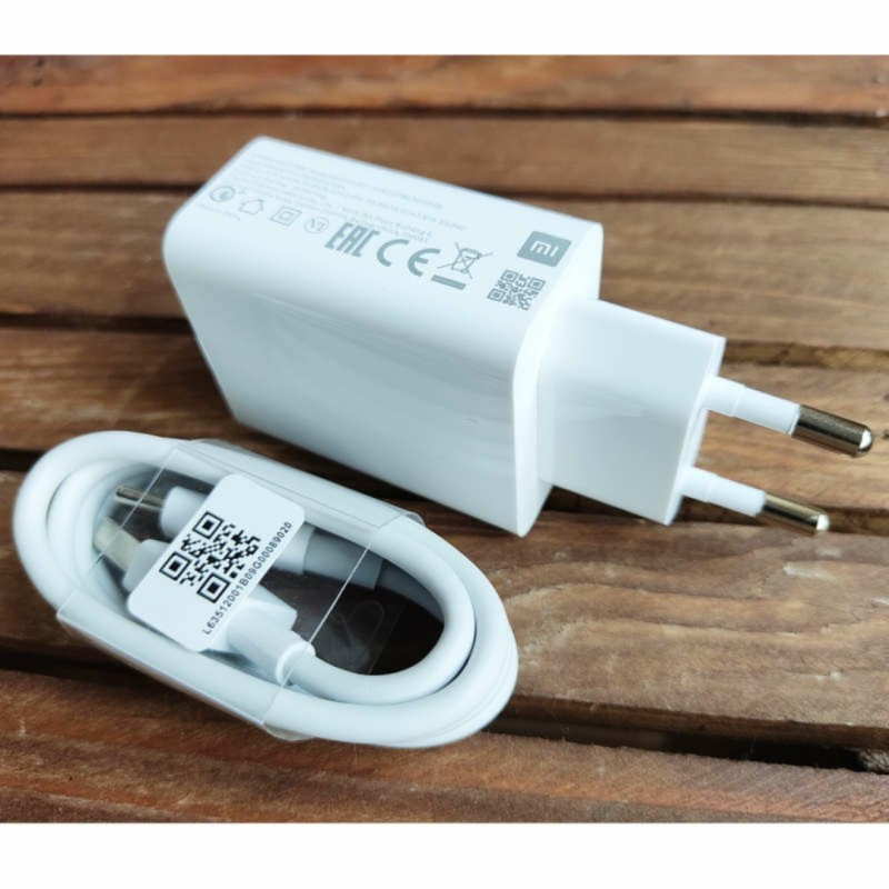 شارژر دیواری شیائومی مدل MDY-11-EZ _TURBO به همراه کابل تبدیل USB-C