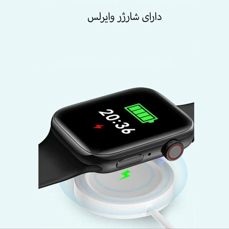 ساعت هوشمند 46 میلی متری مفیت پلاس مدل ME08 با 2 بند سیلیکونی