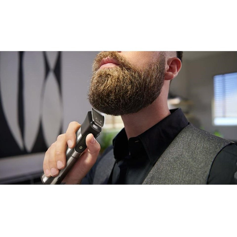 ست ماشین اصلاح موی صورت و بدن شارژی فیلیپس مدل MG9560 به همراه وان بلید صورت و بدن شارژی فیلیپس مدل QP283465