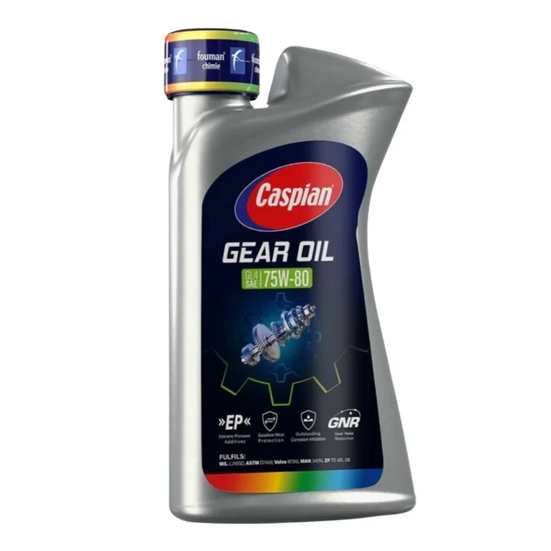 روغن دنده واسکازین گیربکس دستی کاسپین مدل 75W80 GL4 حجم 950 میلی لیتر