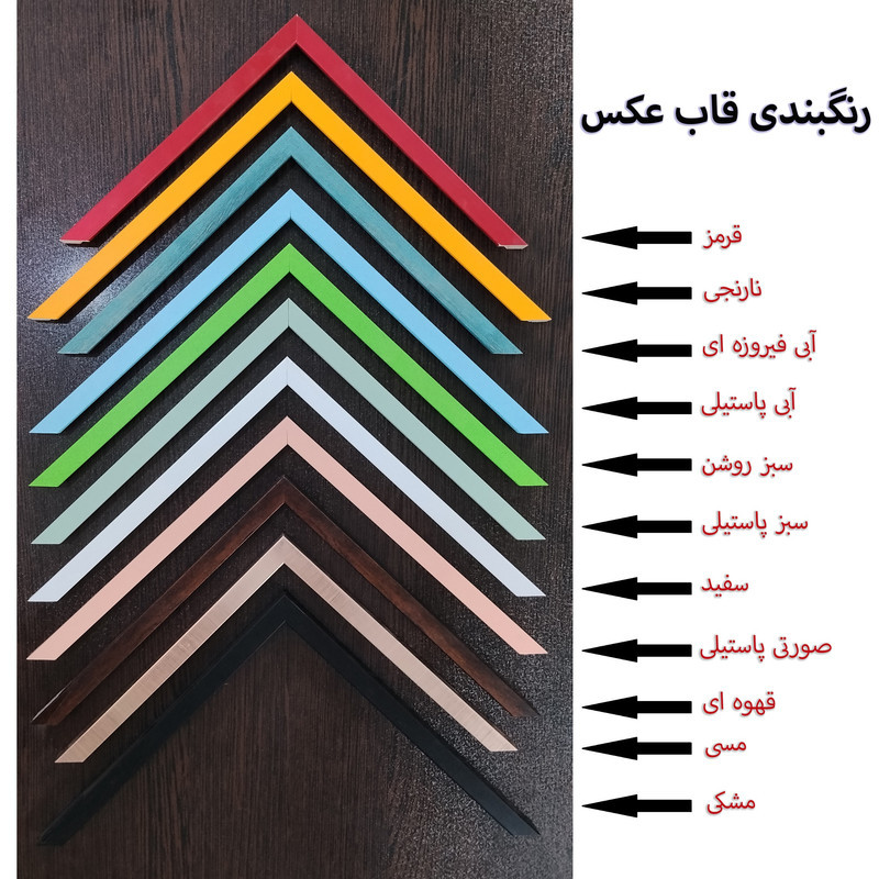قاب عکس بکلیت مدل باریک دیواری سایز 20×20 سانتی متر