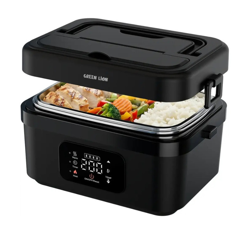 ظرف غذای برقی گرین لاین مدل PORTABLE LUNCH BOX