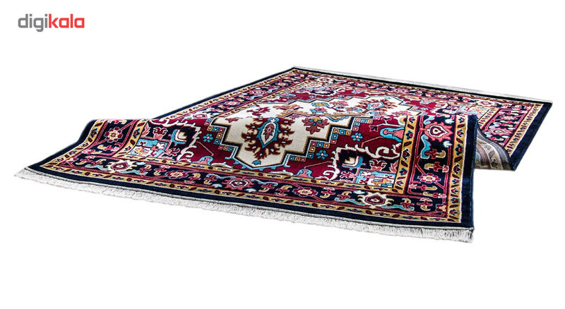 فرش ماشینی سهند کد B045.5J طرح هریس زمینه کرم کالیته بختیاری