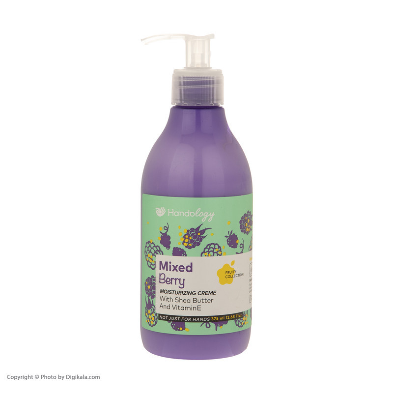 کرم آبرسان هندولوژی مدل Mixed Berry حجم 375 میلی لیتر