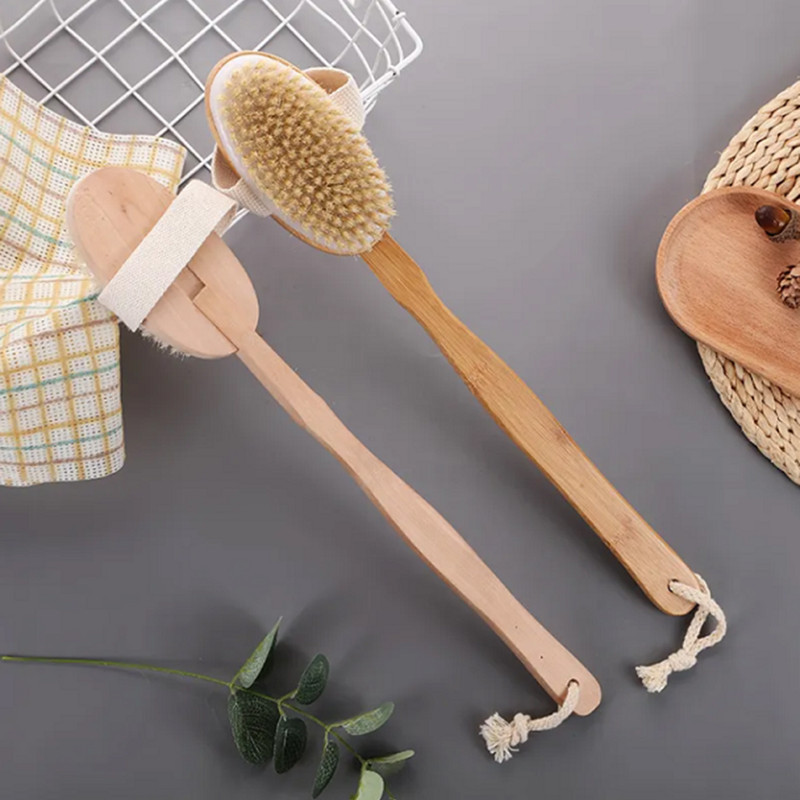 برس شستشوی بدن فیلی پلاست مدل WoodSpa