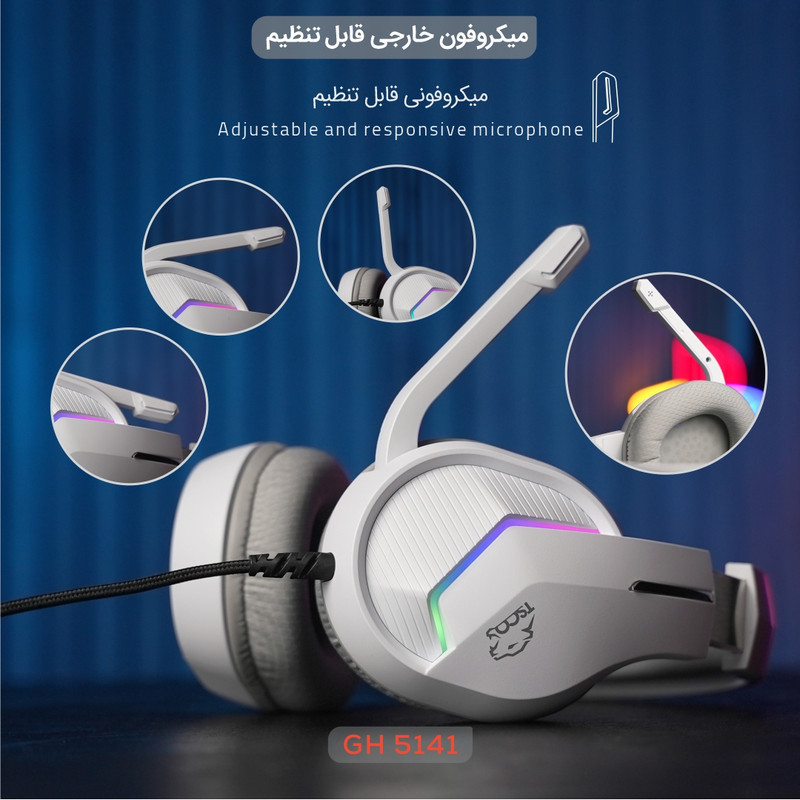 هدست گیمینگ تسکو مدل GH 5141 Zonyx RGB
