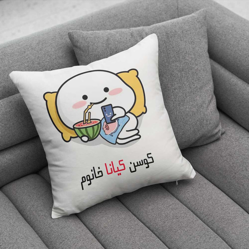 کوسن پاد آفرین مدل فانتزی اسم شخصی طرح دخترانه اسم کیانا کد 01462