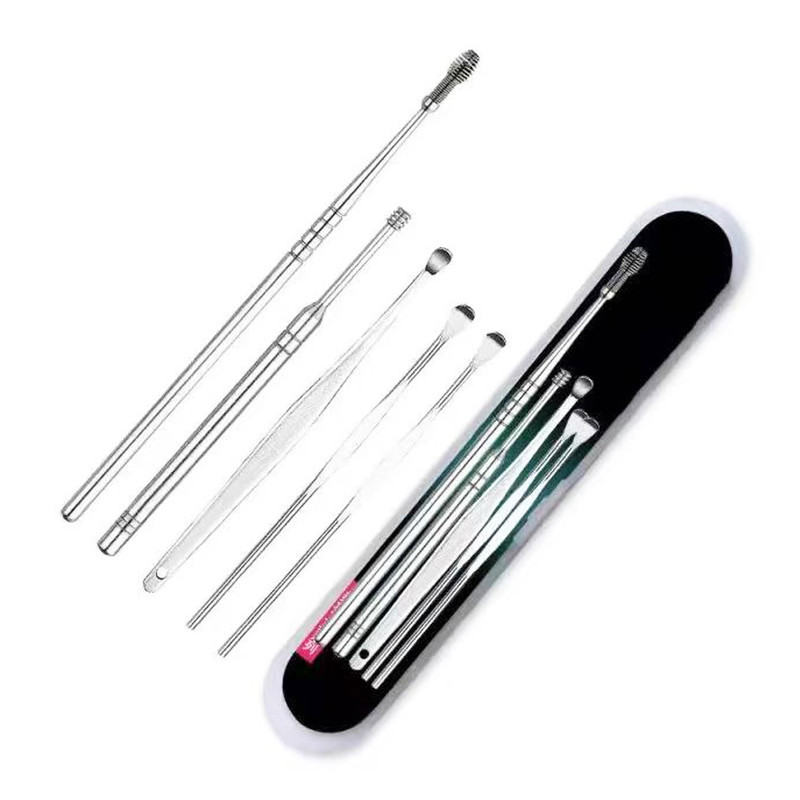ابزار پاکسازی گوش کیو وای اچ مدل ear-980 مجموعه 6 عددی
