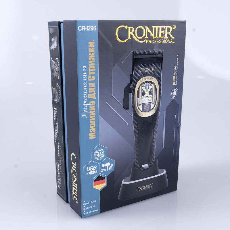 ماشین اصلاح موی سر و صورت شارژی کرونیر مدل CR-1296