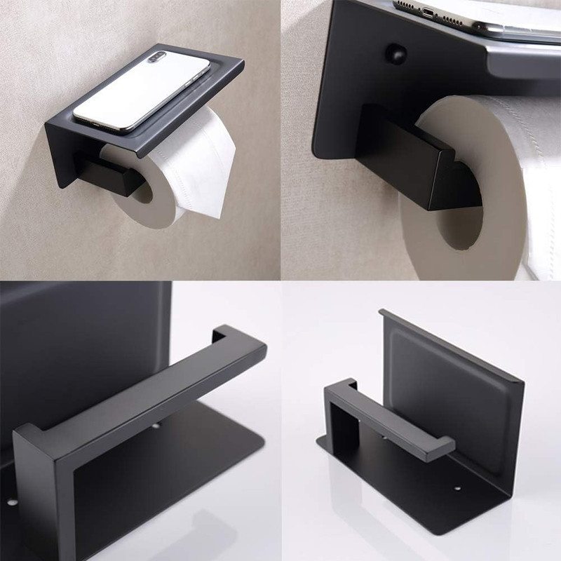 پایه رول دستمال کاغذی مدل صفحه دار استیل کد AK14