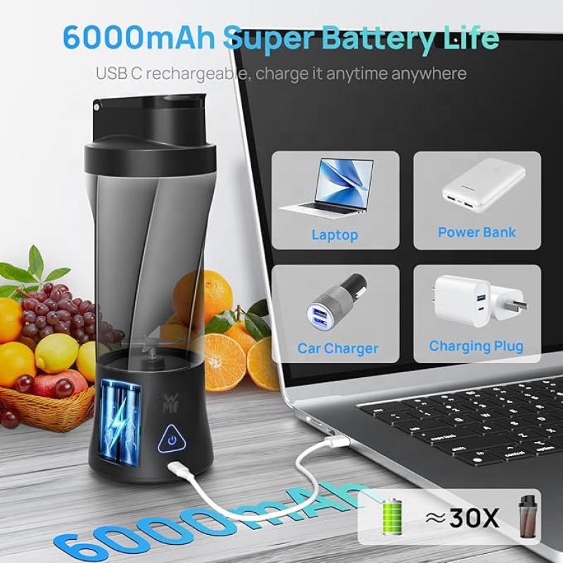شیکر شارژی دبلیو ام اف مدل HD-10 گنجایش 0.7 لیتر
