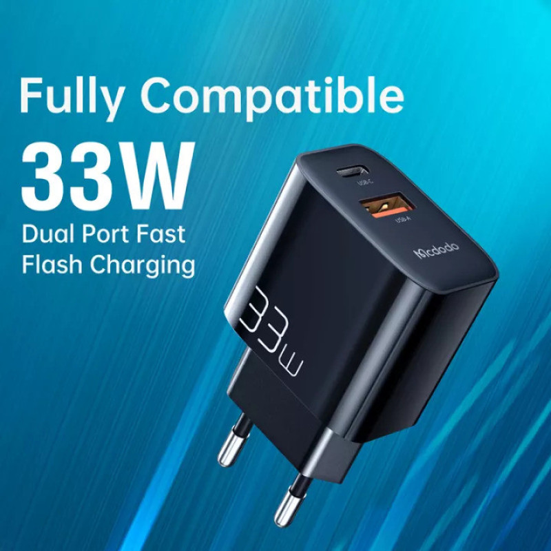 شارژر دیواری 33 وات مک دودو مدل CH-0921