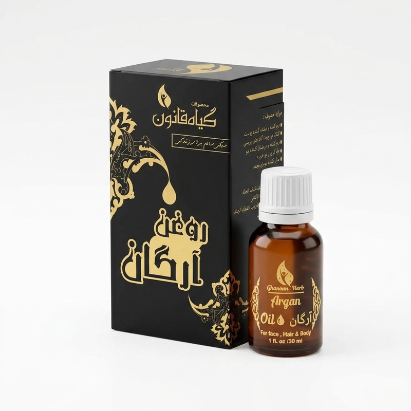روغن آرگان نرم‌کننده و لطافت‌بخش گیاه قانون مدل 01 مناسب برای انواع مو حجم 18 میلی‌لیتر