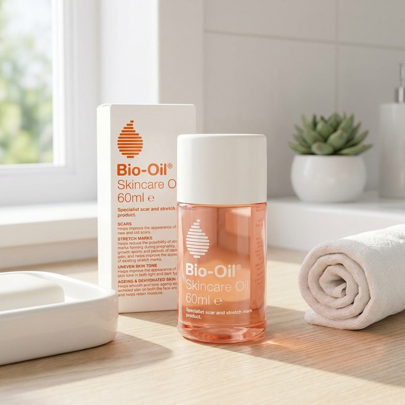 روغن ترمیم کننده پوست بایو اویل مدل SKINCARE حجم 60 میلی لیتر