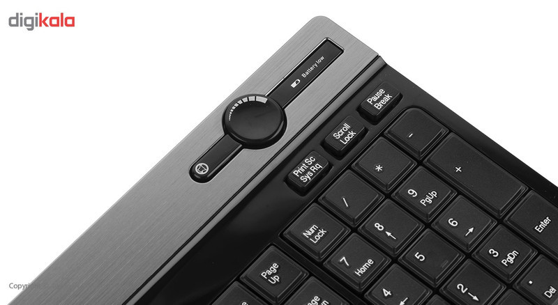 کیبورد بی سیم تسکو مدل TKM7106W همراه با موس بی‌سیم