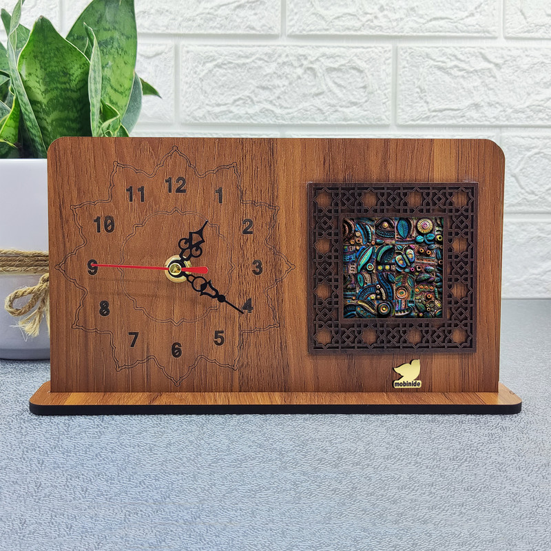 ساعت رومیزی مبین ایده مدل فانتزی B-h104