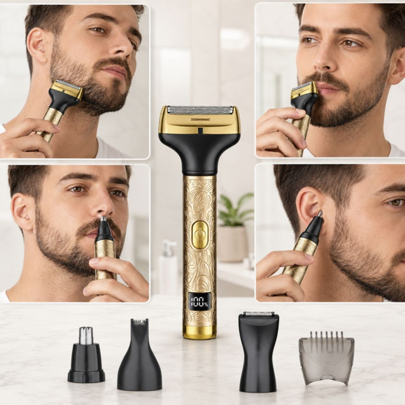 ماشین اصلاح موی سر و صورت شارژی کیمی مدل KM-131 4in1