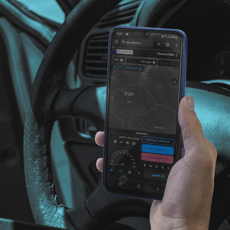 ردیاب خودرو ابرسو مدل GPS STS300