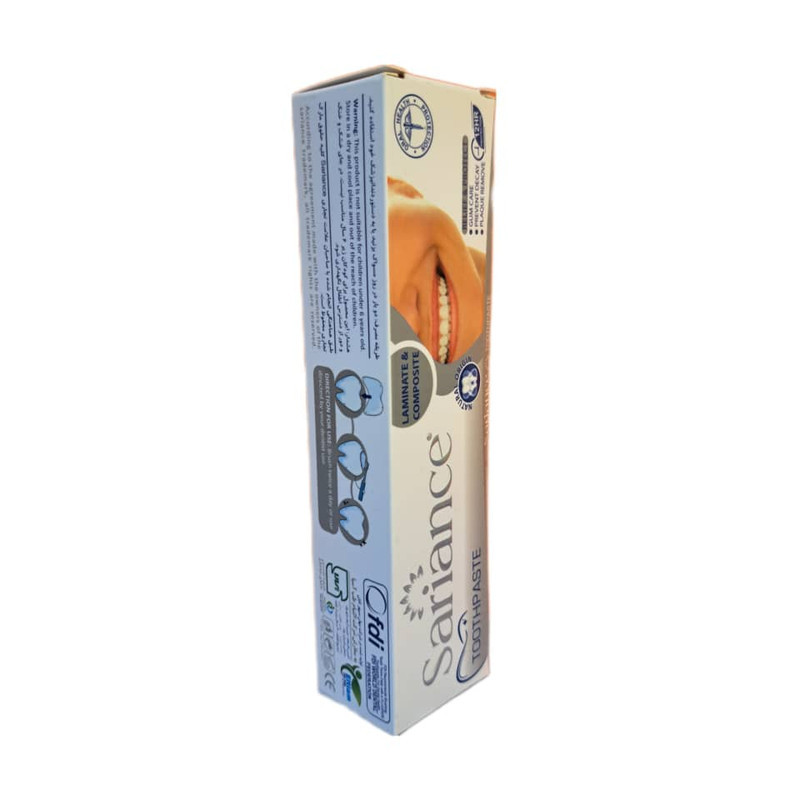 خمیر دندان ساری انس مدل LAMINATE حجم 100 میلی لیتر