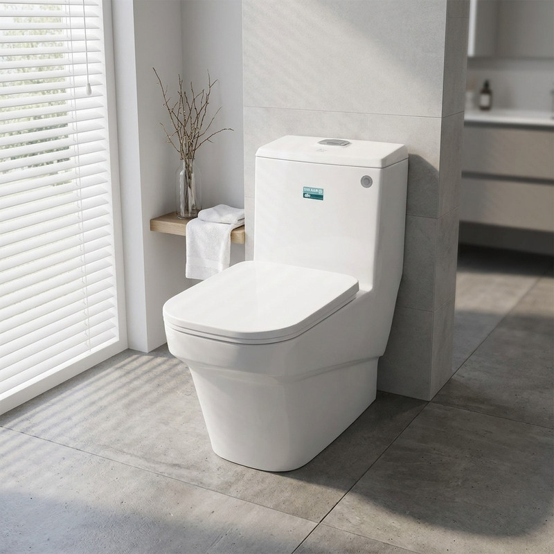 توالت فرنگی دو زمانه گلسار مدل یونیک