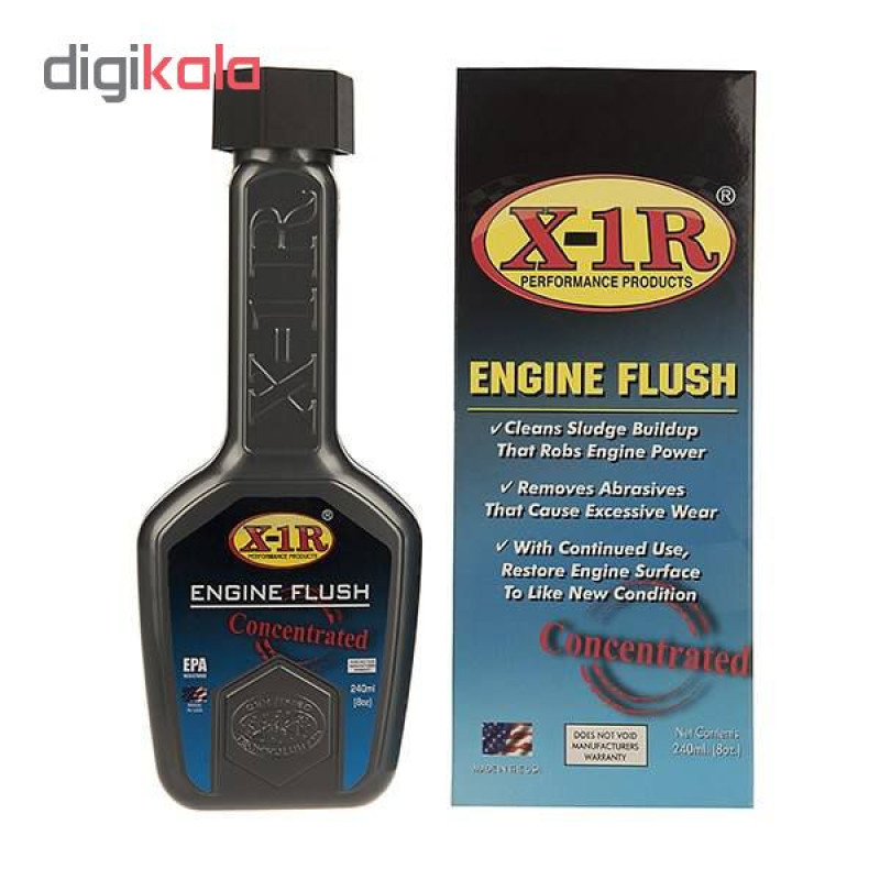 مکمل روغن موتور خودرو X-1R مدل Eng.Fl حجم 240 میلی لیتر بسته 6 عددی