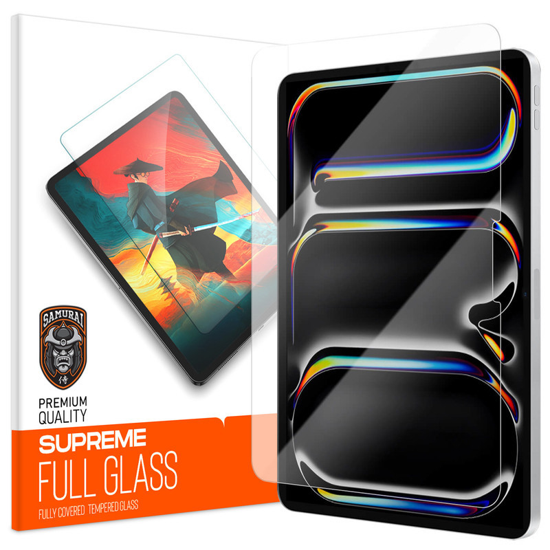 محافظ صفحه نمایش شفاف سامورایی مدل GlastR مناسب برای تبلت اپل iPad Pro 11 2025  iPad Pro 11 2024