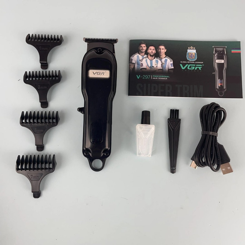 ماشین اصلاح موی سر و صورت شارژی وی جی ار مدل V-297