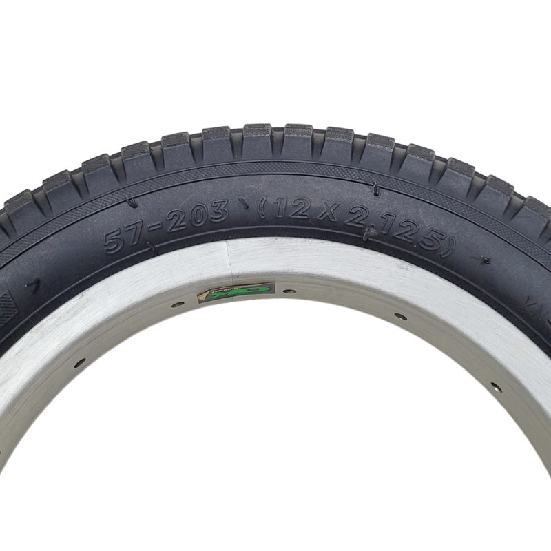 لاستیک دوچرخه توتی مدل 12x2.125 درشت گل