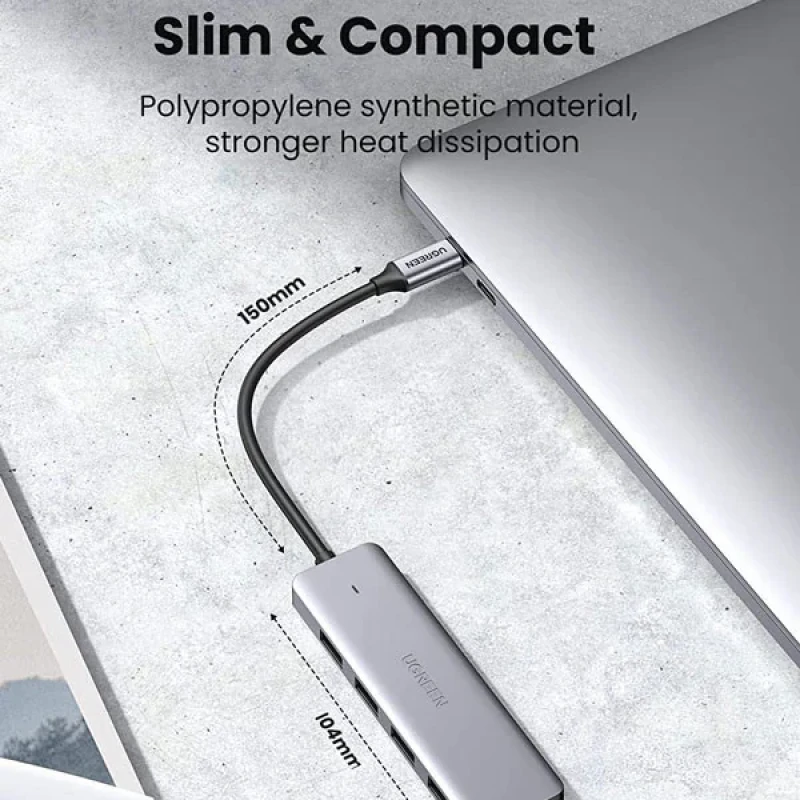 هاب 4 پورت USB-C یوگرین مدل UG-70336