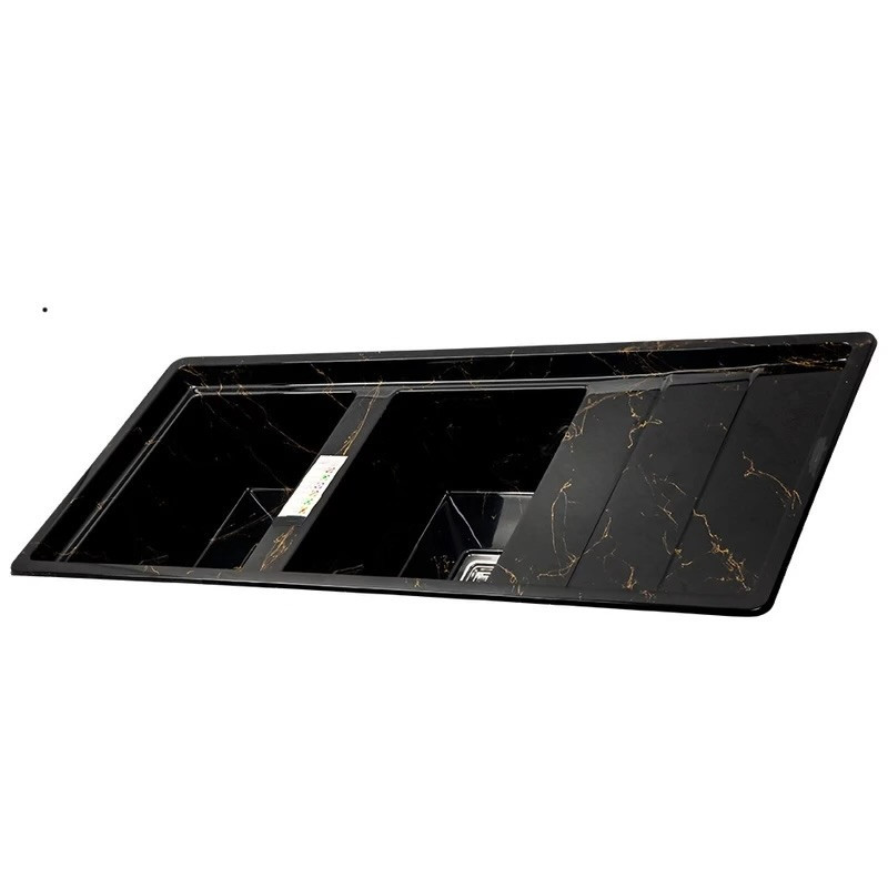 سینک ظرفشویی گرانیت توکار دو لگنه مدل 120mrt