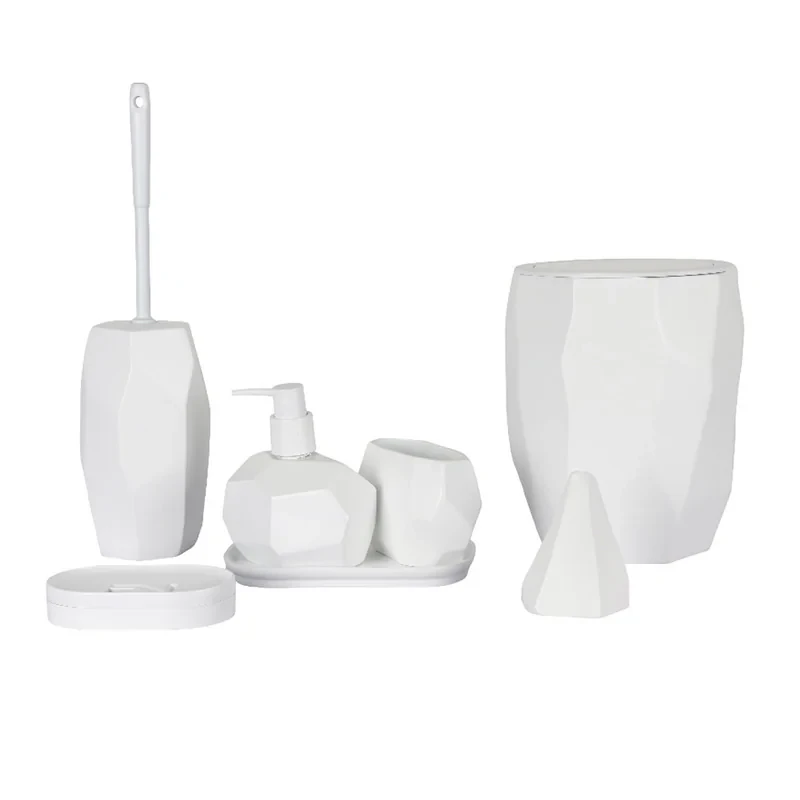 ست سرویس بهداشتی 7 پارچه دلفین مدل FN-706-W