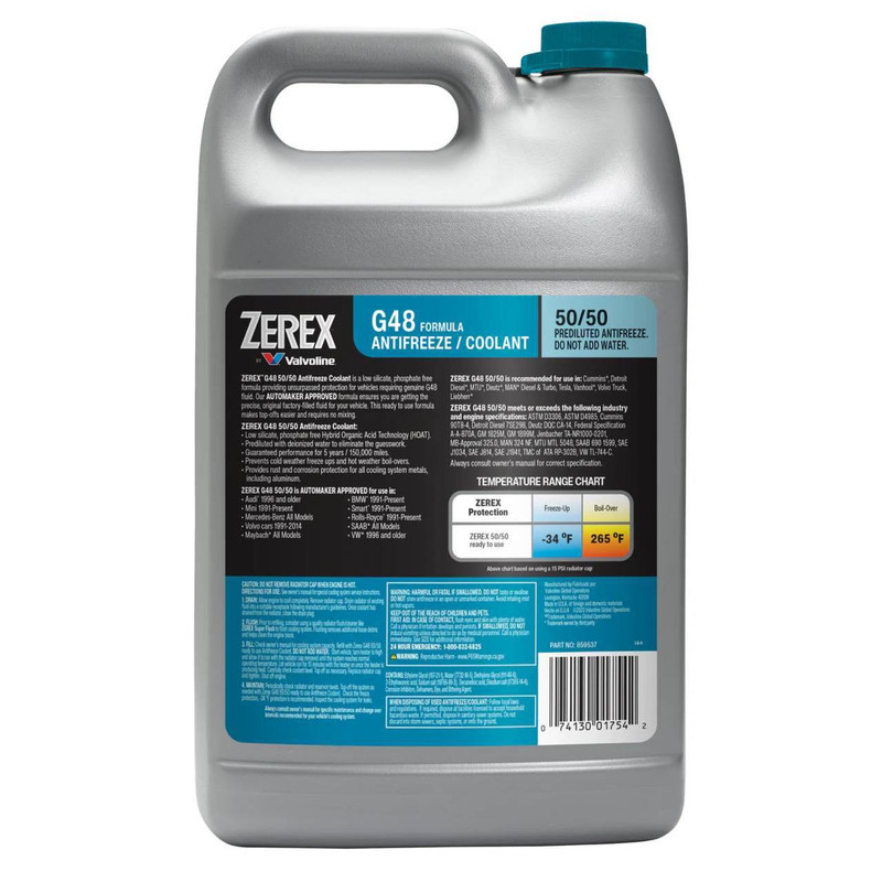 ضدیخ ولوولین مدل ZEREX G48 حجم 3.78 لیتر