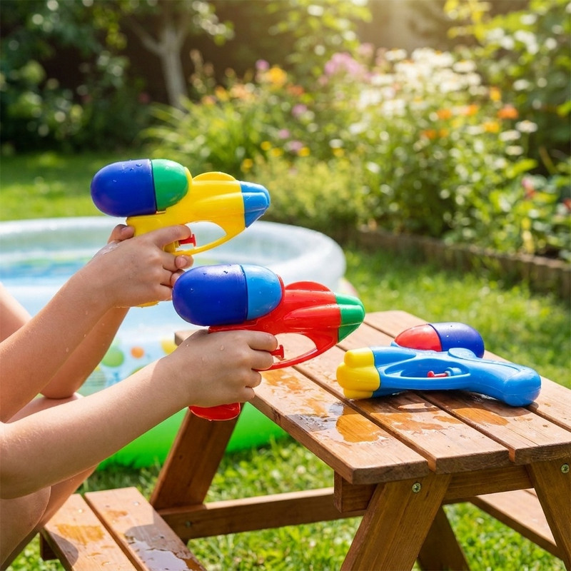 تفنگ آبپاش ترنم مدل water gun بسته 3 عددی