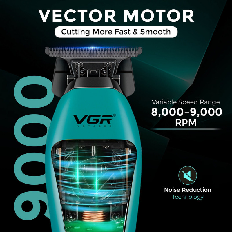 ماشین اصلاح موی سر و صورت شارژی وی جی ار مدل V-035T