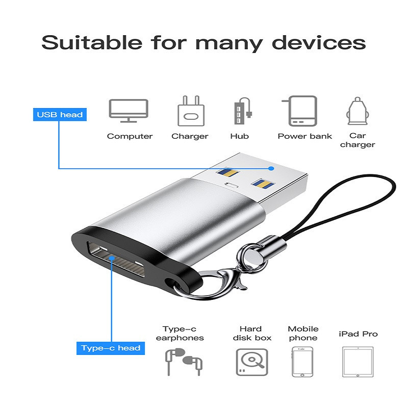 مبدل USB-C به USB 3.0 کد OTG-CA201