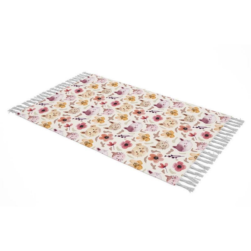 شال مبل مدل فانتزی کد F2SH1069 سایز 100x180 سانتی متر