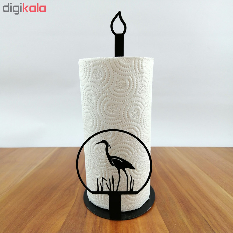 پایه رول دستمال کاغذی ملو طرح لک لک1 کد KMJ23