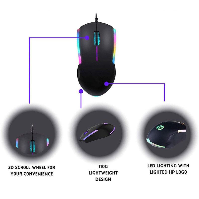 موس مخصوص بازی مدل GAMMING HP.M160