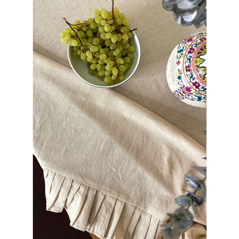 رومیزی مدل چین دار سایز 240x140 سانتی‌متر