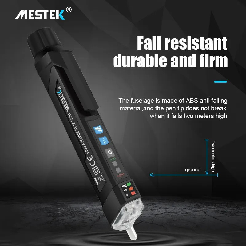 تستر ولتاژ دیجیتال مستک مدل AC20