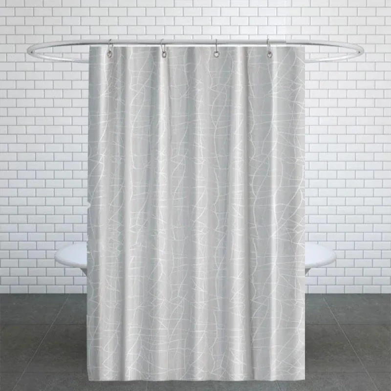 پرده حمام دلفین کد TOR-3182 سایز 200×180 سانتی متر